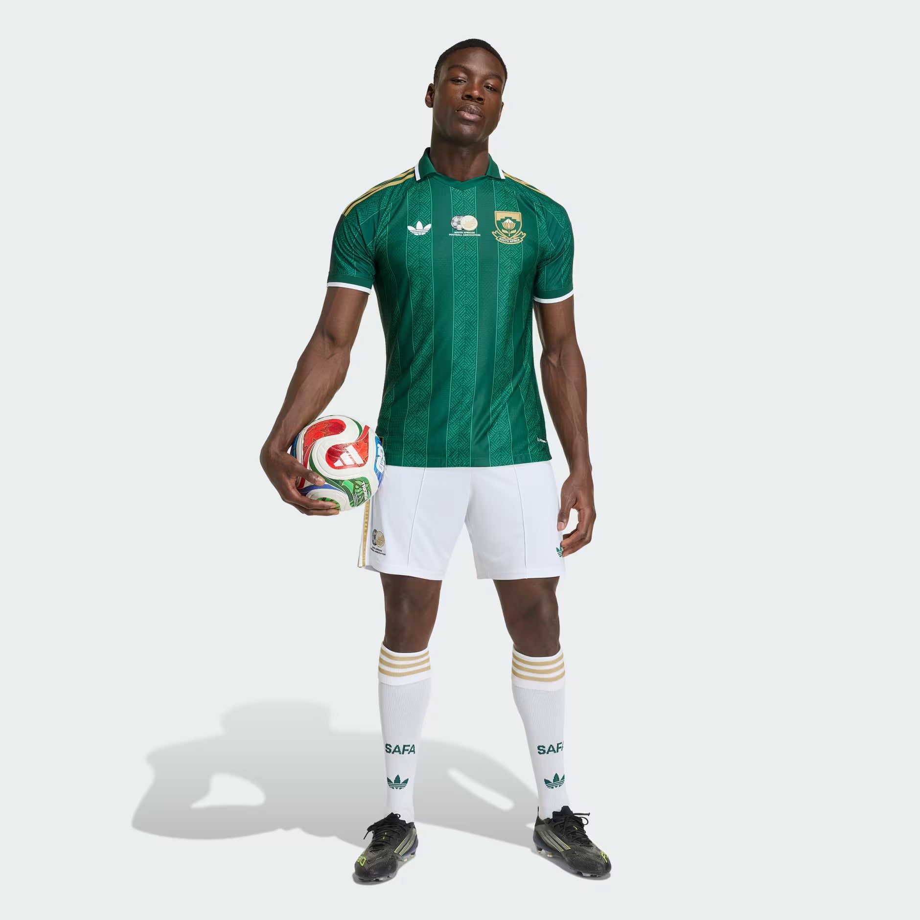 adidas Mens South Africa Bafana Bafana Away World Cup Green Jersey