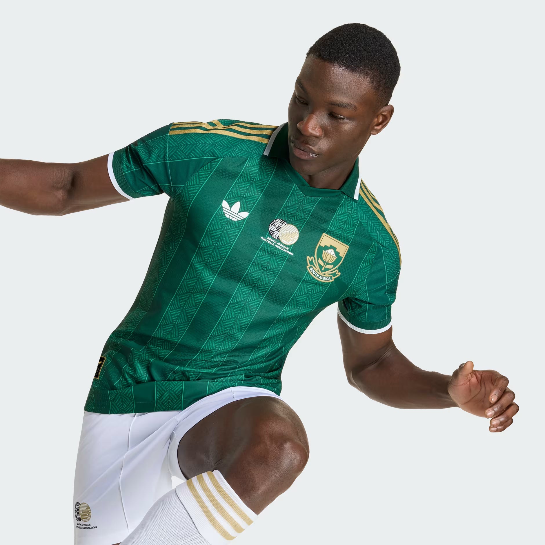 adidas Mens South Africa Bafana Bafana Away World Cup Green Jersey