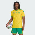 adidas Mens South Africa Bafana home world cup 2026 yellow stadium jersey